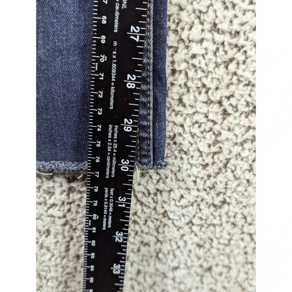 Levi's 511‎ Jeans Men's 32x30 (Tag 32x34) Blue Cropped to 30' length
